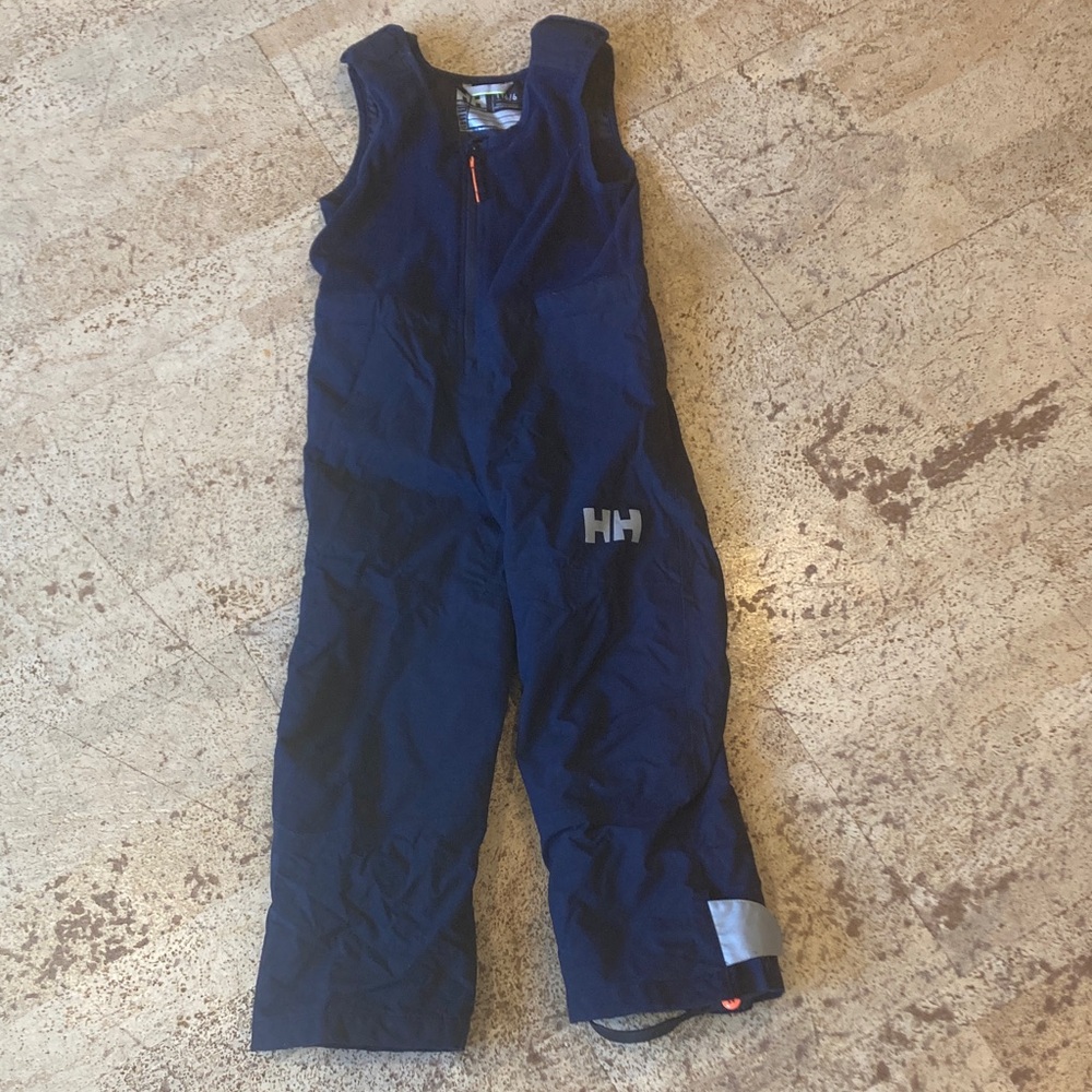 Size 116/6 Navy Helly Hansen youth bibs